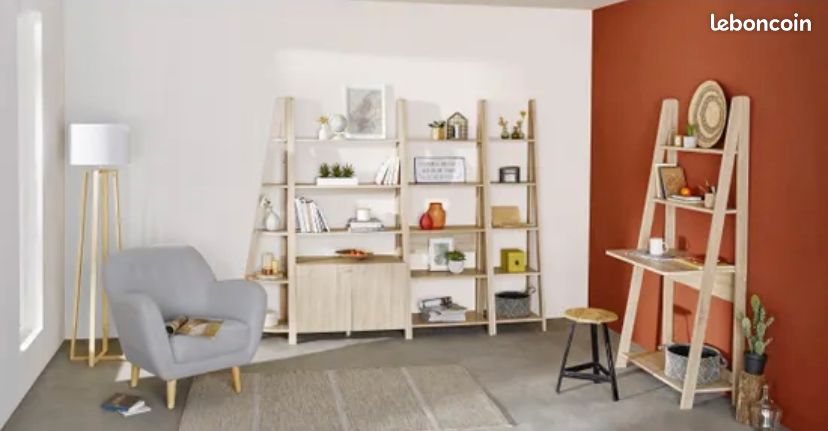 Bureau imitation chêne neuf (image 3)