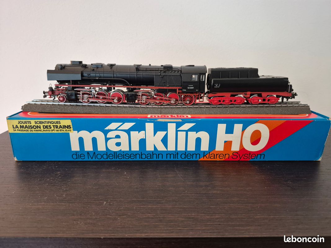 TRAIN VAPEUR Locomotive Märklin HO 3102 70s ANCIEN MODELE METAL 530001