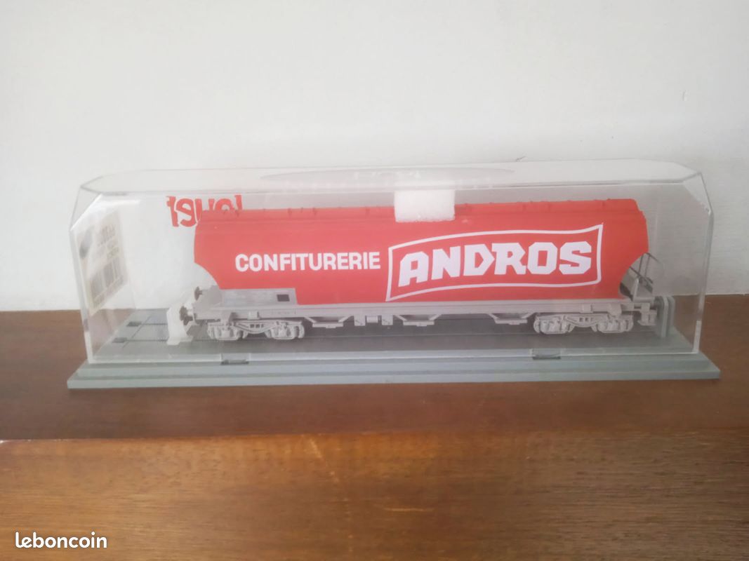 Wagon Céréalier Jouef Andros Rouge - Échelle HO - Réf 663800 - Neuf Et Rare