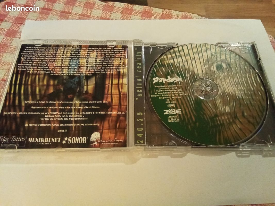 Spadash: actual reality, 1996, CD (image 3)