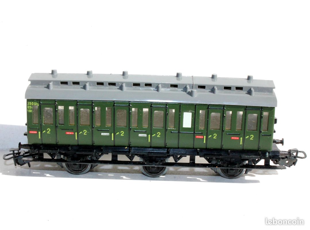 Märklin H0 - 4207/4208 - double compartment wagon K.P.E.V. - Catawiki