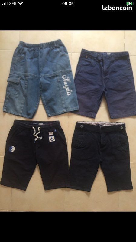 Lot de 4 bermudas Okaidi 10 ans (image 1)