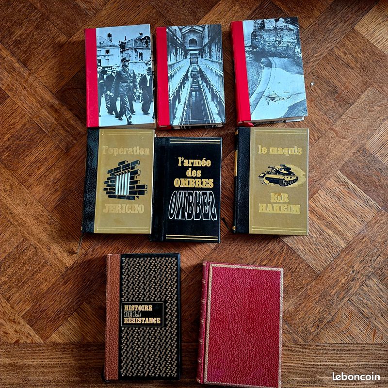 Lot livres reliés – Résistance & WWII / WW2 – Kessel, Mailer, Soustelle, Rémy (image 2)