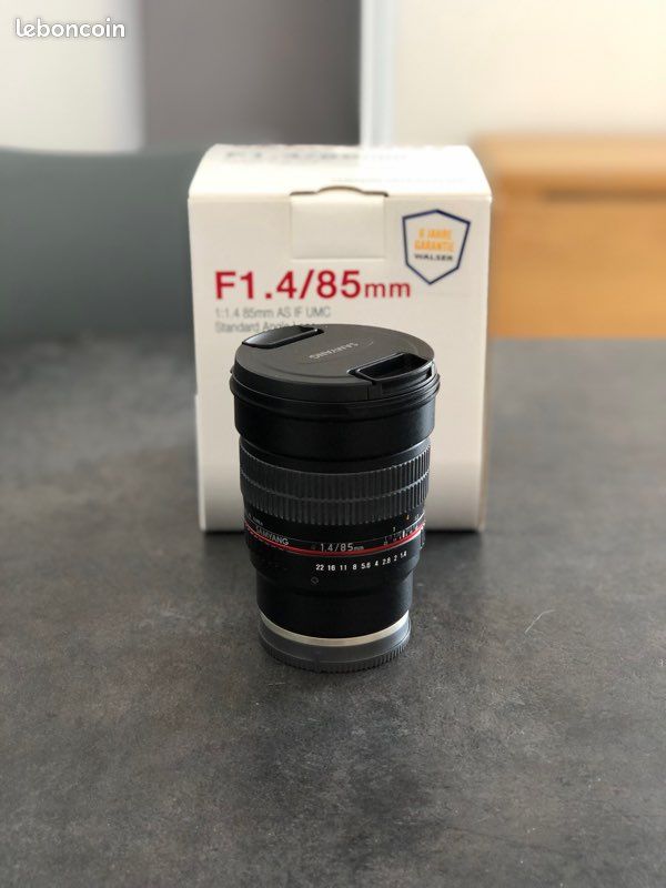 Objectif Samyang 85mm F1.4 AS IF UMC (image 1)