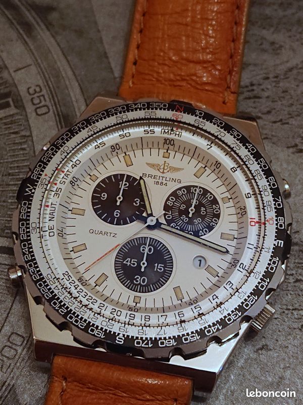 Breitling navitimer Jupiter vintage panda cream dial état collection (image 2)