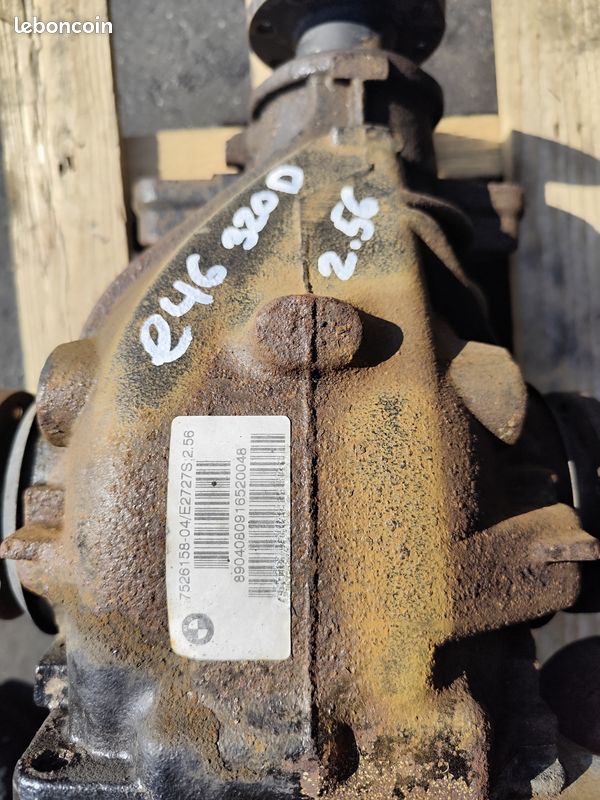 Pont Arriere Differentiel BMW SERIE 3 E46 320d Phase 2 150 cv 7526158-04 / 7526158 rapport 2.56 (image 3)