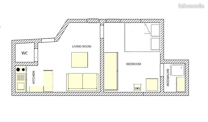 Location Appartement 32m2 cosy et agréable — 3
