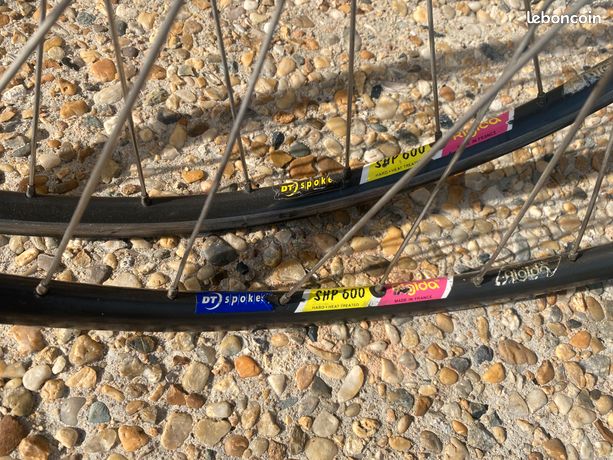 Paire De Roues De Vélo De Route MAILLARD SACHS - Jantes Rigida, 36 Rayons, Pneus Inclus ? | Occasion, Origine France