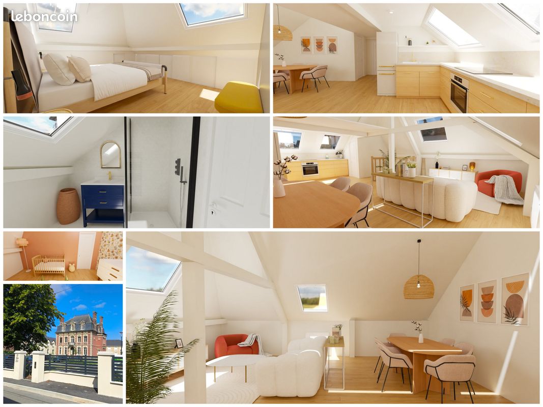 Appartement 3 pièces 60 m² · à Le Plessis-Belleville · 60 m² · 124 000 €