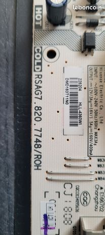 Carte D’alimentation Hisense RSAG7.820.7748/ROH – Testée Sous Garantie