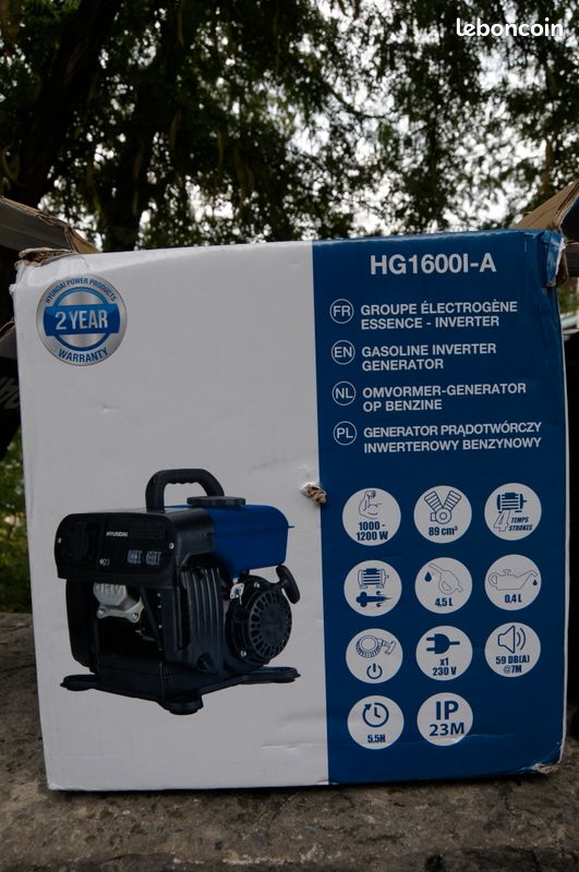Groupe éleèctrogene HYUNDAI 1000W (image 5)