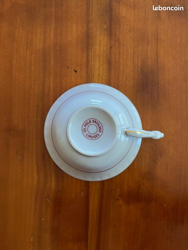 Service à thé/ café en porcelaine de Limoges (image 5)