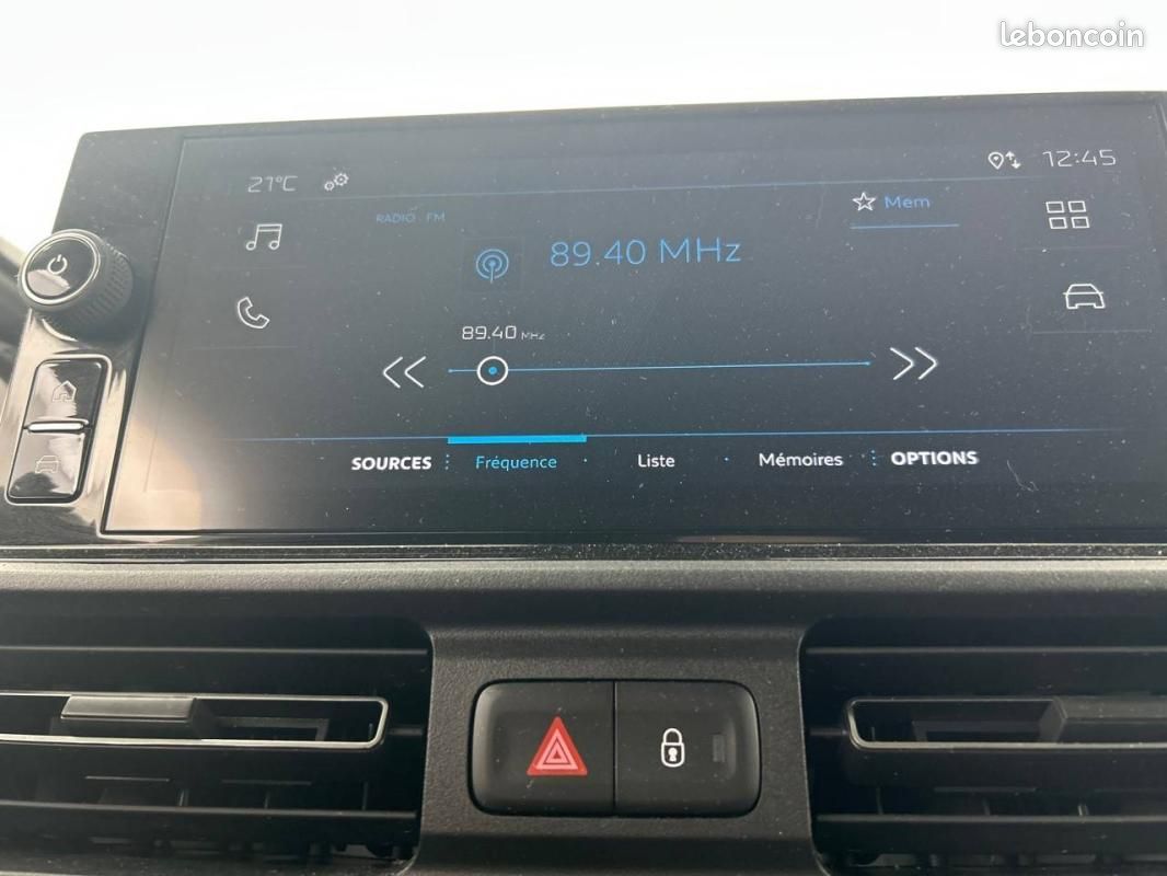 Peugeot Partner FOURGON M 650 KG BLUEHDI 100 S&S BVM6 (image 21)