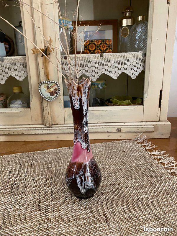 Vase grès flammé vintage (image 5)