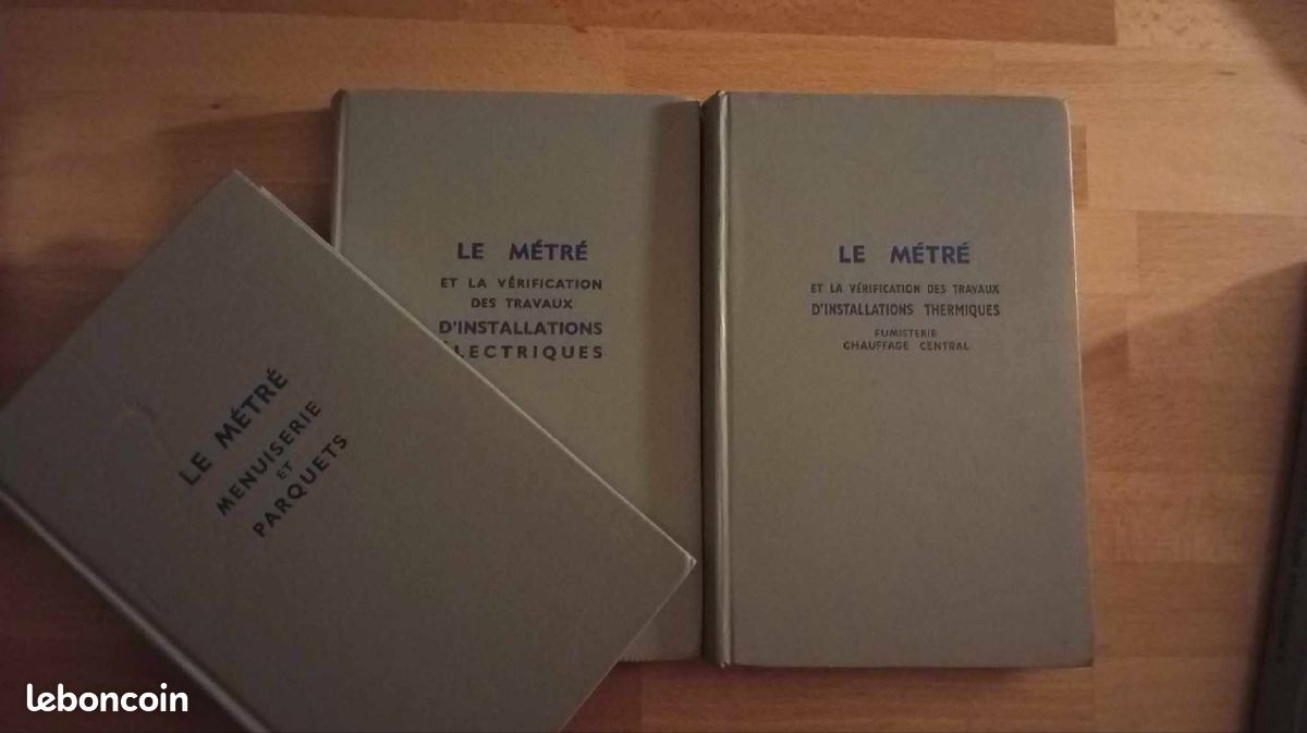 Ancien livre métreur bâtiment (image 2)