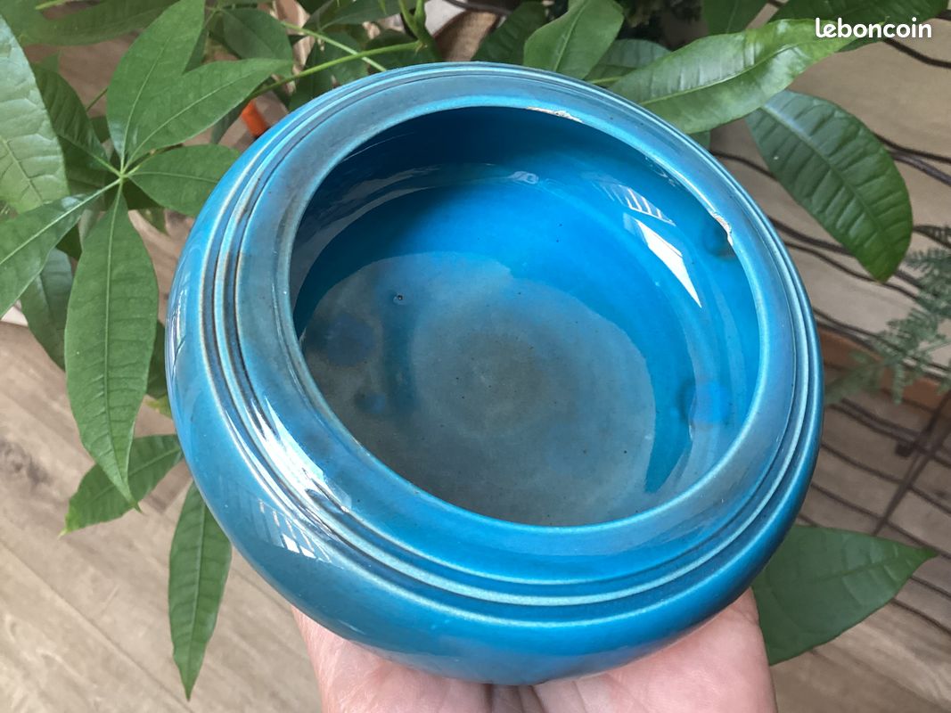 Bonbonnière, boîte ronde vintage Vallauris (image 4)