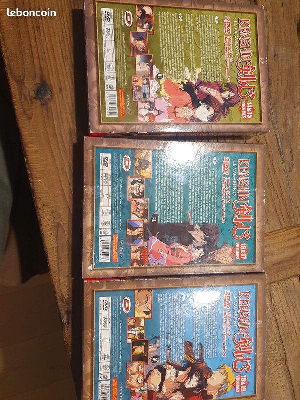 Dvd kenshin le vagabond lot de 3 coffret (image 2)