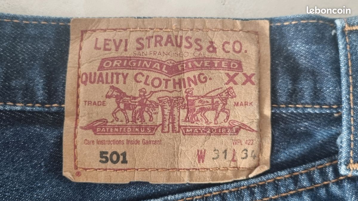 Jean Levis 501 Brut - L31 W34 (image 3)