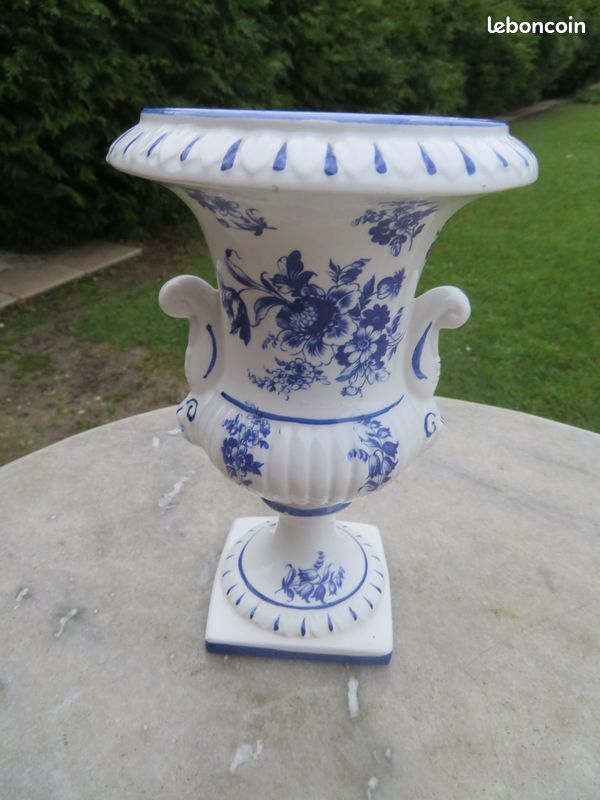 Vase Céramique Blanc Design Italien – Art De La Table, Pièce Unique D'occasion