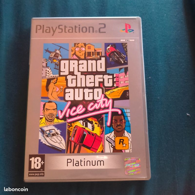 GRAND THEFT AUTO Vice City - PlayStation 2 PS2 - PAL EUR 8,90 - FR