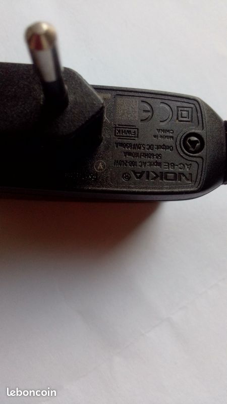 Achetez chargeur nokia occasion, annonce vente à Beauchamp (95) WB171101306