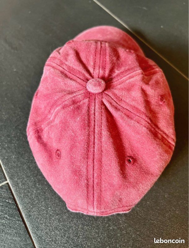 Casquette Forest Gump Bubba Gump Logo Brodé - Rouge - Taille Unique - Coton - Baseball Cap Homme