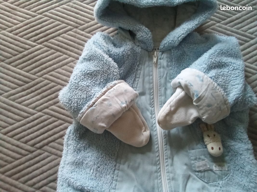 Blouson 6 mois "sucre d'orge" garçon ou fille (image 4)