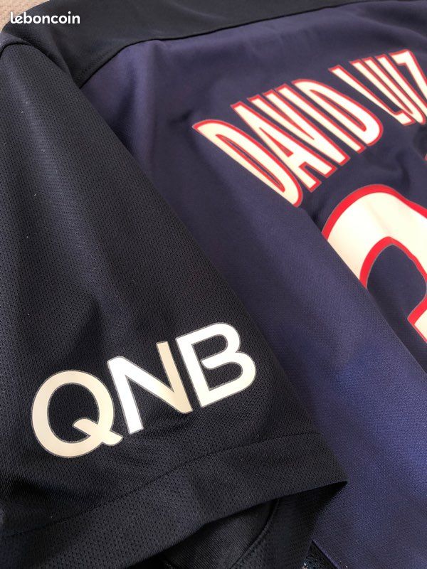 Flocage Officiel PSG 2014/2016 David Luiz Domicile – Neuf Sous Blister