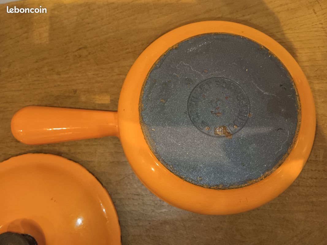 Casserole le creuset fonte émaillée orange diamètre 16 cm (image 4)