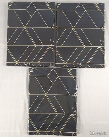 Lot de 4 pochettes à rabat cartonnées élastique épaisse A4 – CMTBOUTIQUE