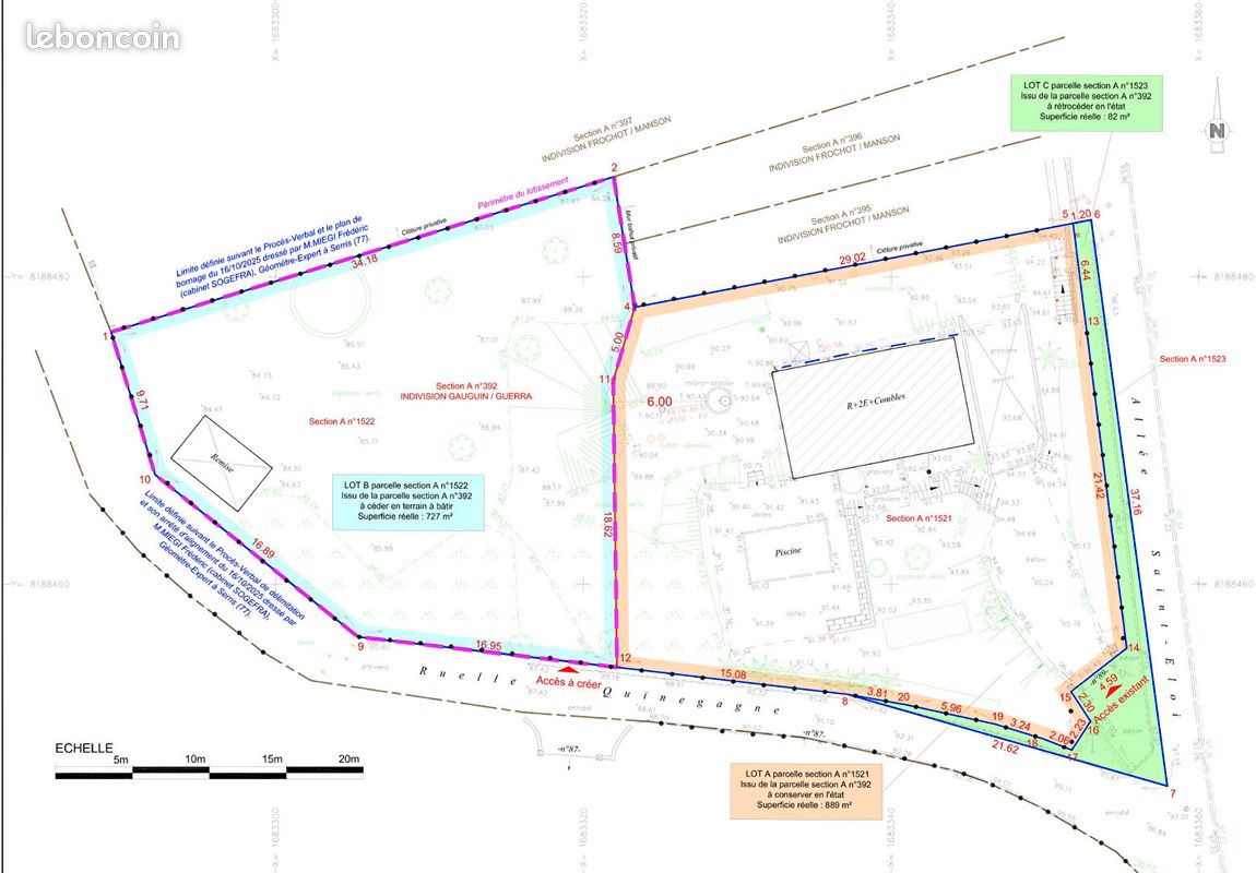 Terrain 727 m² · à Chalifert · 727 m² · 259 000 €