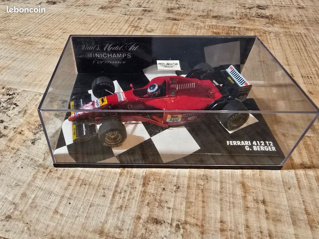 Modèle réduit Onyx Formule 1 Ferrari 412 T1B Jean Alesi - Collection Modèle réduit Onyx Formule 1 Ferrari 412 T1B Jean Alesi - Collection