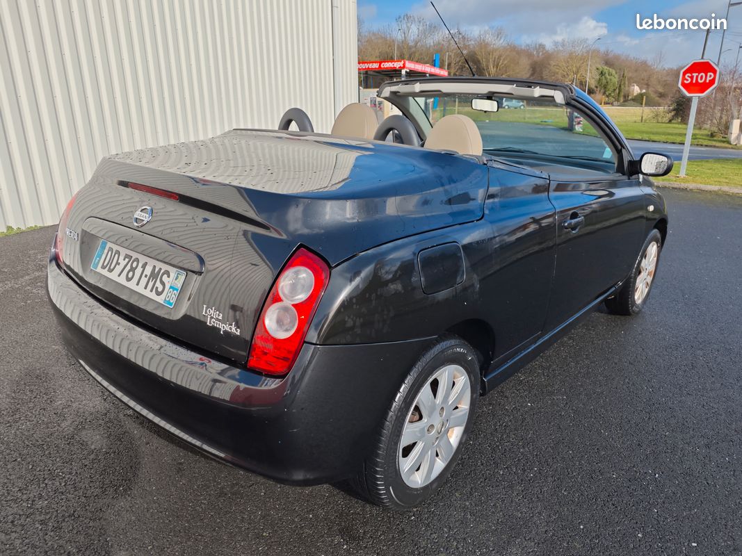 NISSAN Micra C+C 1.6 L ESSENCE 110ch Lolita Lempicka BOITE VITESSE AUTOMATIQUE CABRIOLET (image 6)