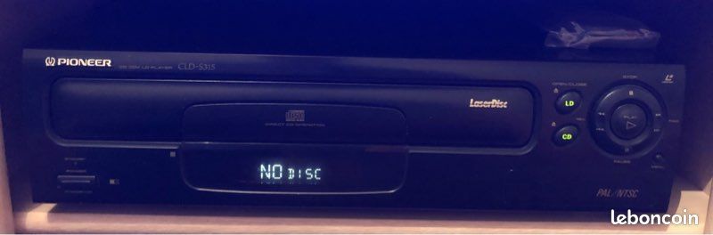 Lecteur Laserdisc Pioneer CLD-S315 - Double Format PAL/NTSC - Fabriqué Au Japon (occasion)