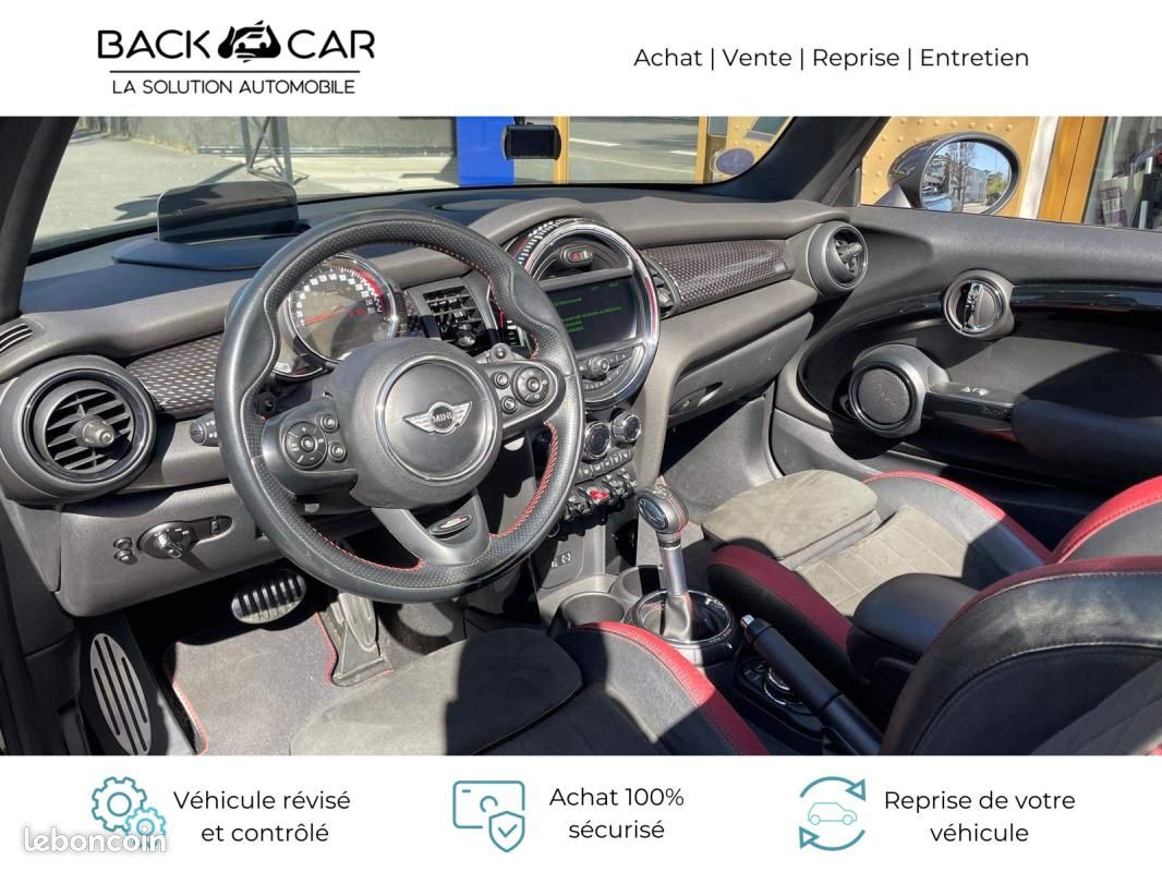 Mini F57 Cabriolet 231 ch John Cooper Works PRO BVA6 - 2P / LIGNE JCW AFFICHAGE TETE HAUTE SIEGES... (image 16)
