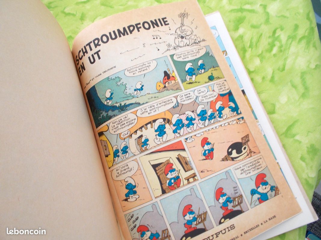 Lot de 2 Bédé Schtroumpfs Vintages par Total (image 9)