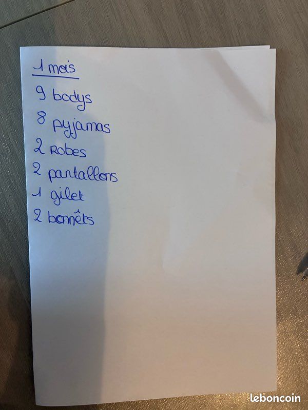 Lot de vêtement pour bébé fille 1 et 3mois (image 6)