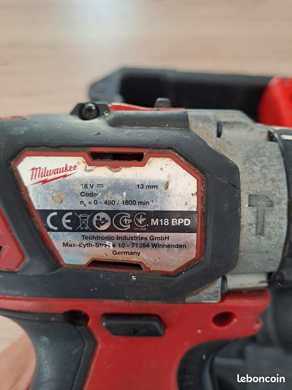 Pack Milwaukee M18 complet - Perceuse M18 BPD + Visseuse choc M18 BID + 2 Batteries 4.0Ah (image 6)
