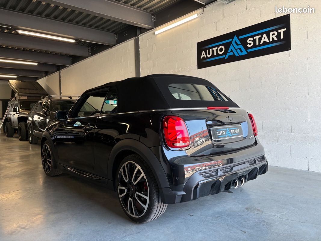 MINI Mini 3-pt. JCW 231cv CABRIOLET - BV SPORT AVEC PALETTES/SIÈGES CHAUFFANTS/HARMAN KARDON/APPLE CARPLAY (image 7)