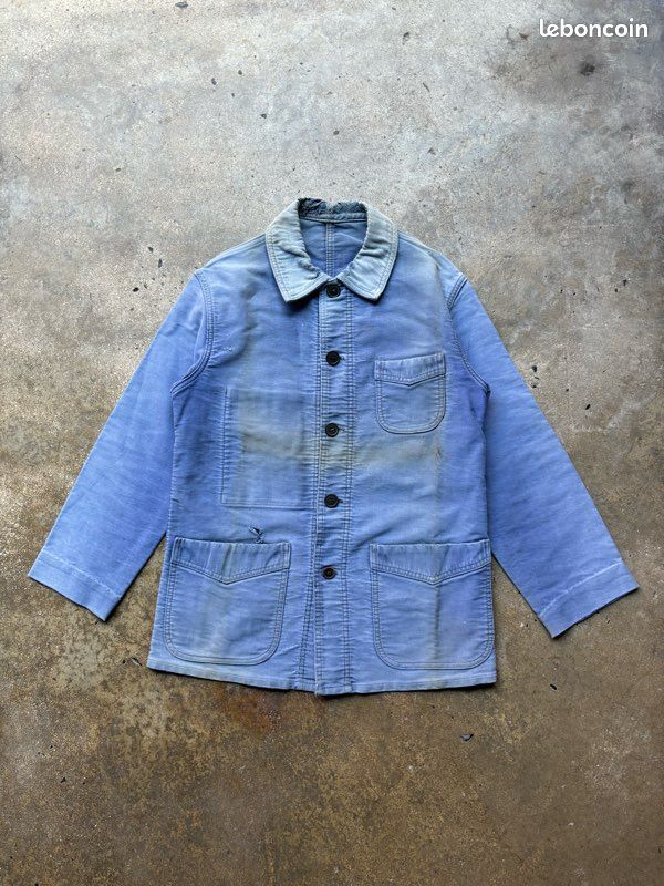 Veste de travail en moleskine Mont Saint-Michel ancienne Vêtements