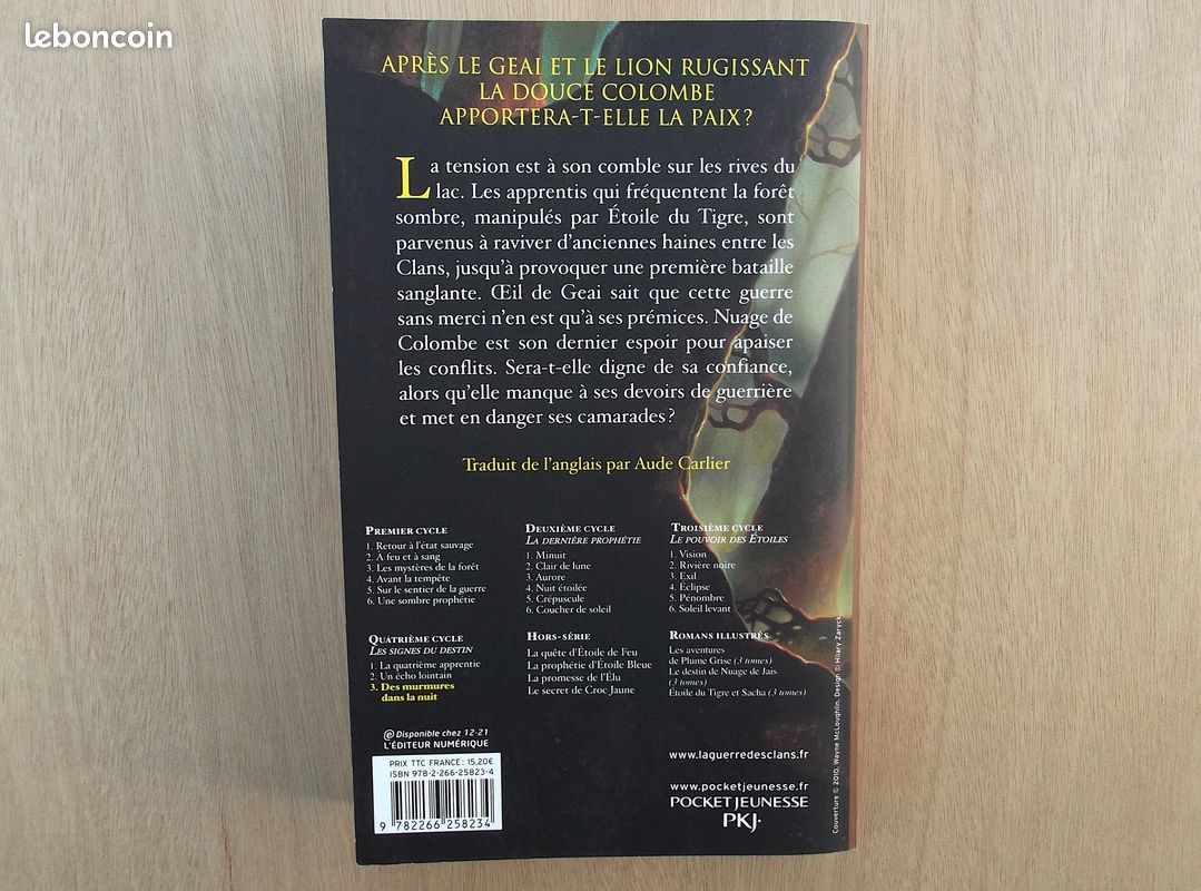 La guerre des clans, Cycle IV – Tome 3 : Des murmures dans la nuit (image 2)