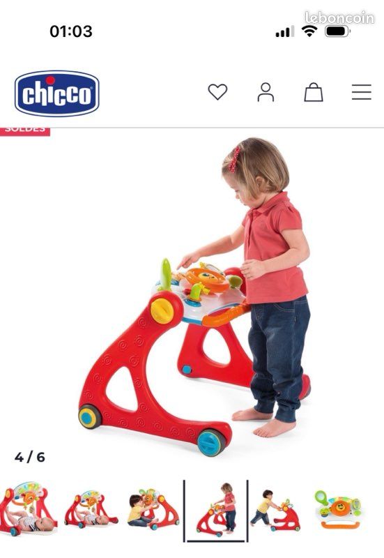 Portique multi-activités 4 en 1 Chicco et lot de 11 jouets (image 8)