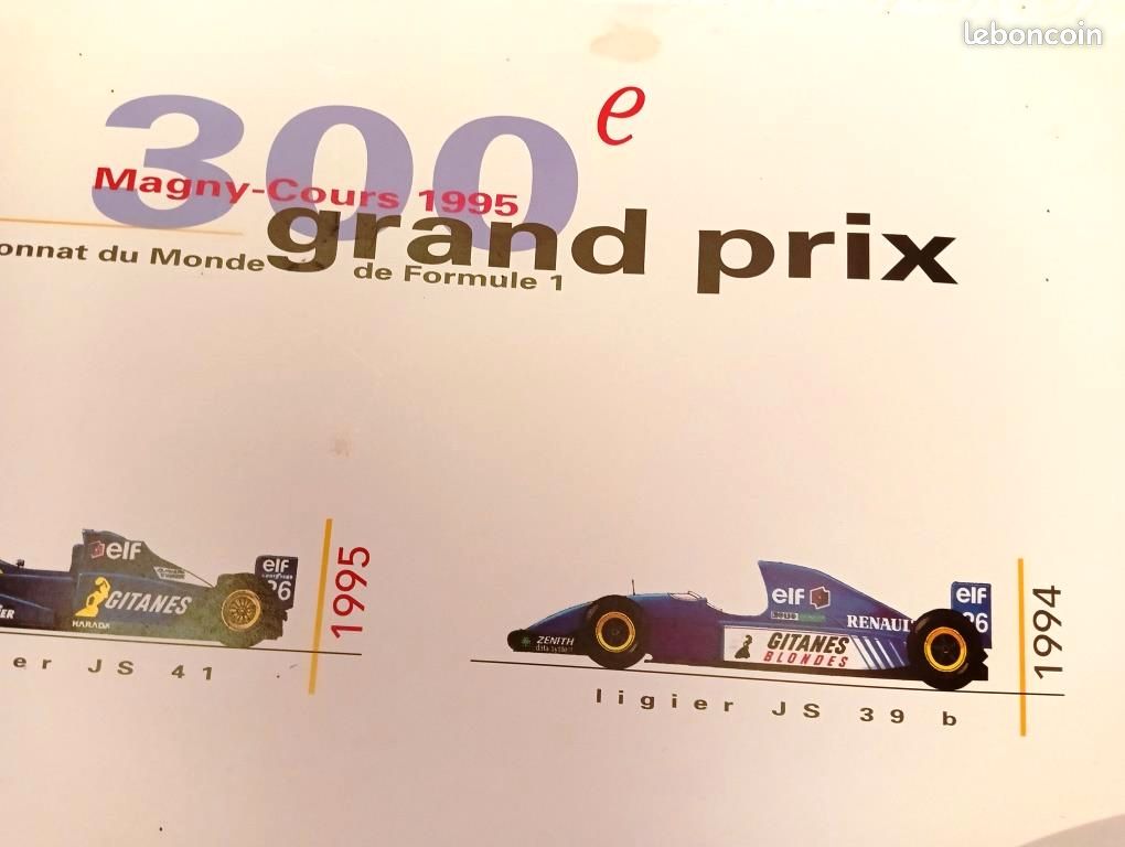 Affiche 300° GP F1 de LIGIER - Collection