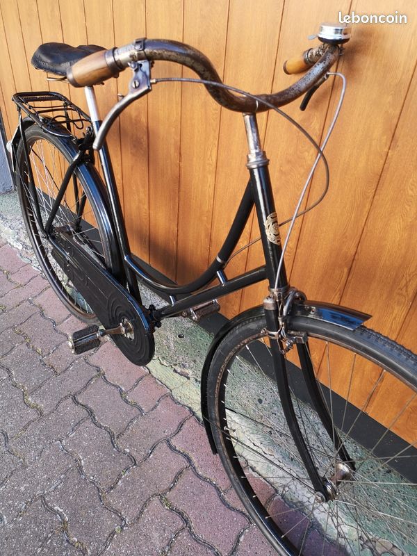 Roue Avant Vélo Ancien Avec Pneu Talon La Française Diamant - Pièce Collection Eroica - Occasion