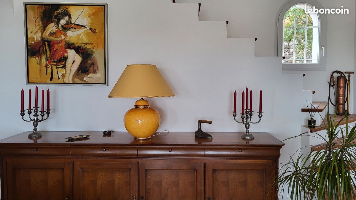 Paire de chandeliers en étain (image 1)