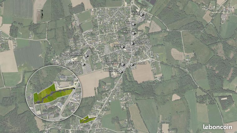 Terrain 319 m² Locoal Mendon