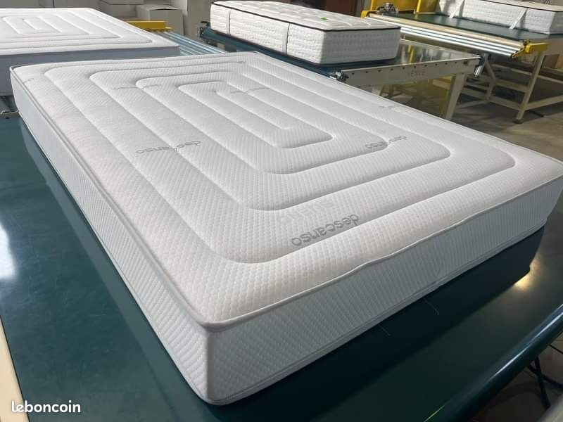 Matelas sommiers 90/190 140/190 160/200 180/200 (image 1)