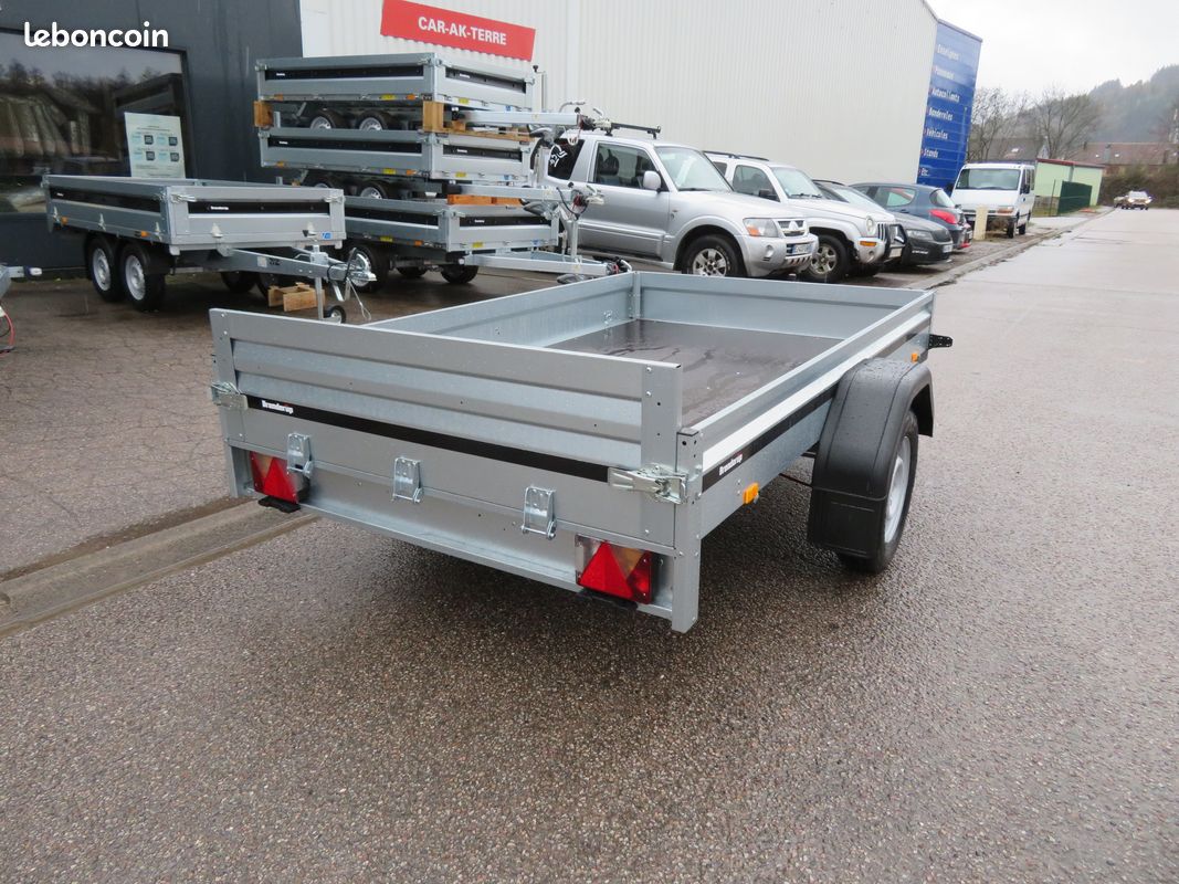 Remorque basculante BRENDERUP 1300 kg 258x153 - Moto Quad SSV (image 3)