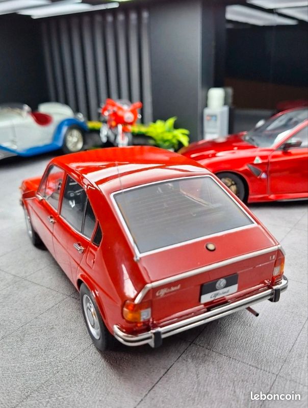 Modèle Réduit Politoys S12 Alfa Romeo Alfasud 1/25 - Métal, Couleur Beige, Occasion Pour Collection