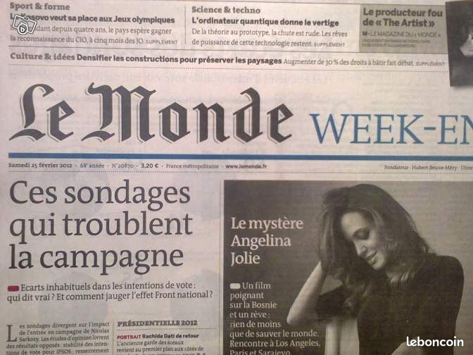 Journal Le Monde week-end N°20870 (image 1)